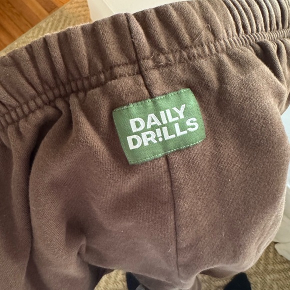 Daily Drills Unisex Fleece Joggers in Coco - Picture 6 of 6